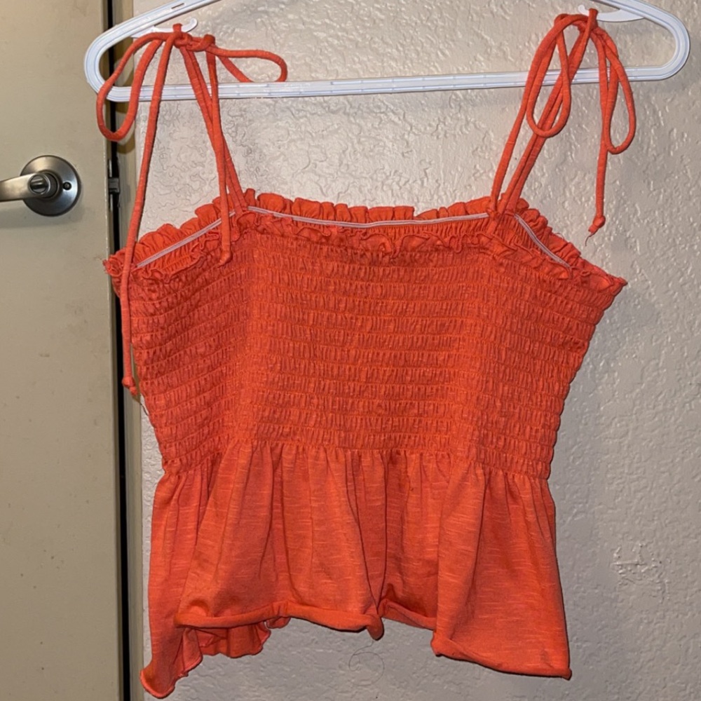 Orange Wild Fable Crop Top